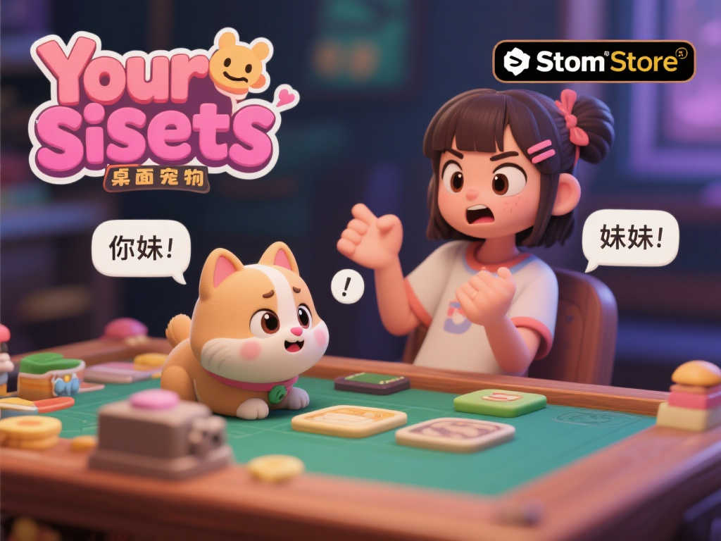 你的好友正在挑战‘你妹’!桌宠新游《Your Sisters》登陆Steam! 你的好友正在挑战‘你妹’!桌宠新游《Your Sisters》登陆Steam!